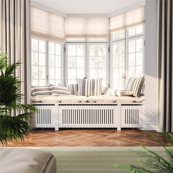 Panel ażurowy MDF lakierowany biały 72 X 49,4 cm KOLM