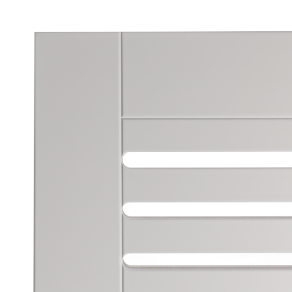 Panel ażurowy MDF lakierowany biały 242,2 x 49,4 cm KOLM