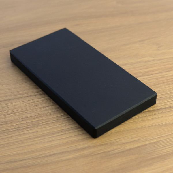 Blat łazienkowy HPL do szafki 120 cm 120,5×49 cm — Black Mat (0190AF) STANDARD - otwory w komplecie