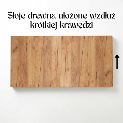 Blaty laminowane dąb craft do biurek i stołów - Najtaniej!