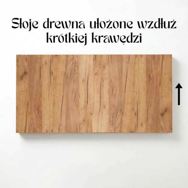 Blaty laminowane dąb craft do biurek i stołów - Najtaniej!