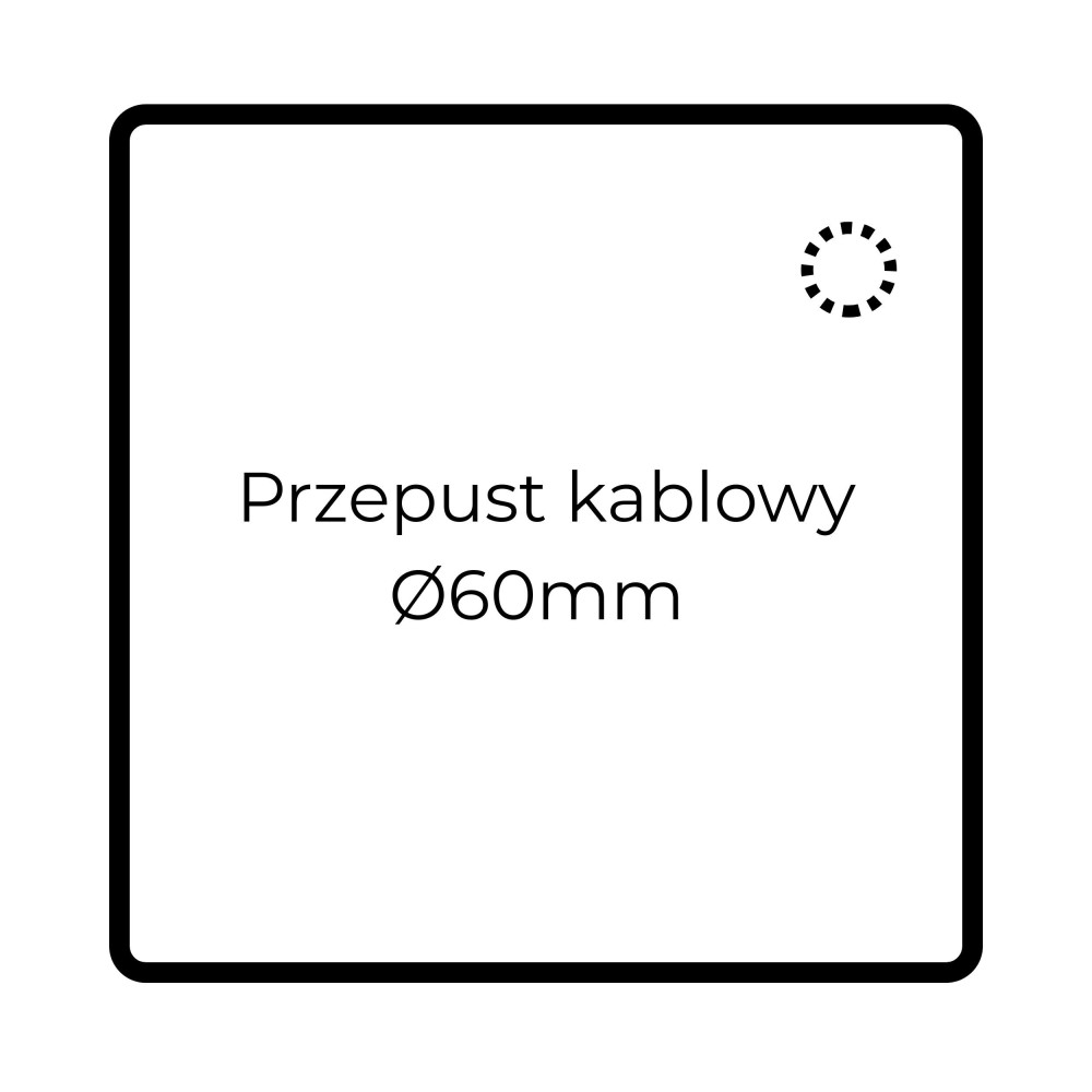 Przepust kablowy fi 60mm