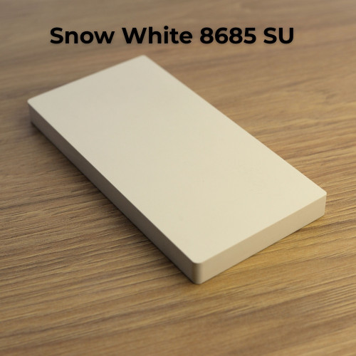 Próbka Blatu Kompaktowego HPL Snow White 8685 SU 15x20 cm