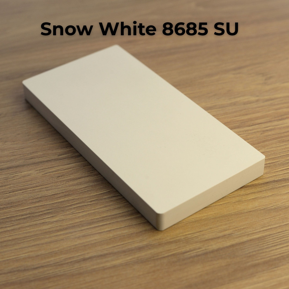 Próbka Blatu Kompaktowego HPL Snow White 8685 SU 15x20 cm