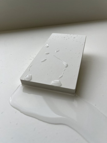 Próbka Blatu Kompaktowego HPL Snow White 8685 SU 20x15 cm