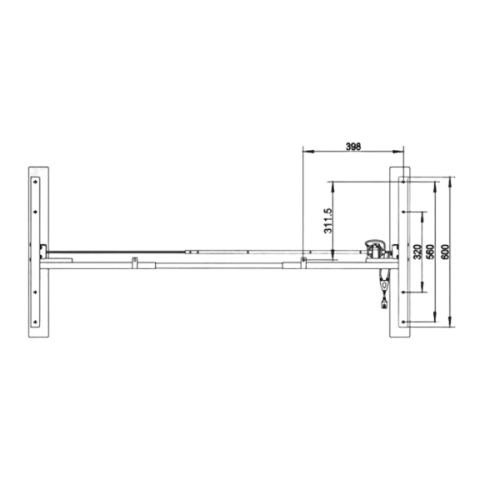 Biurko elektryczne KOLM, Czarne. Regulowane, ergonomiczne i trwałe.