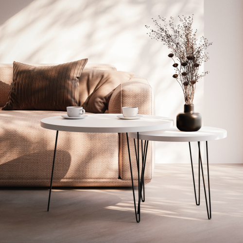 Stoły okrągłe MIKA do kuchni, salonu i jadalni - Stylowe i wygodne