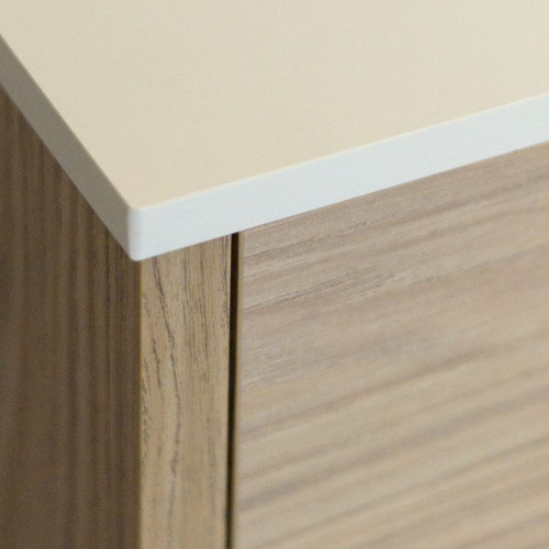 Blat łazienkowy HPL do szafki 80cm 80,5×50cm Snow White (8685SU)