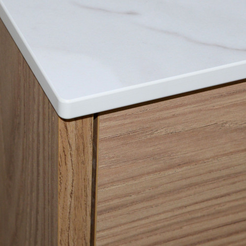 Blat łazienkowy HPL do szafki 120cm 121×45cm Calacatta (K551SU)