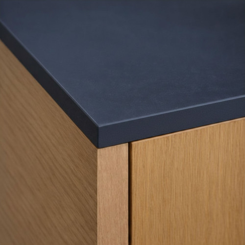 Blat kuchenny HPL 80×63,5 cm — Black Mat (0190AF)