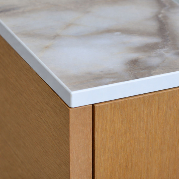 Blat kuchenny HPL 60×63,5 cm — Breccia Vivaldo (K594SU)