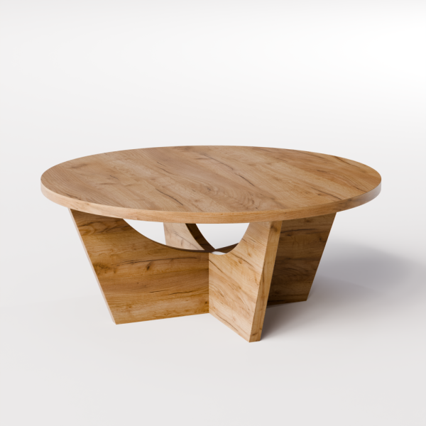 Stolik TORI – przestronny okrągły blat i nowoczesny design | KOLM