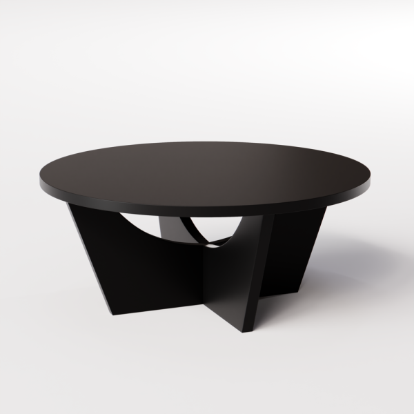 Stolik TORI – przestronny okrągły blat i nowoczesny design | KOLM