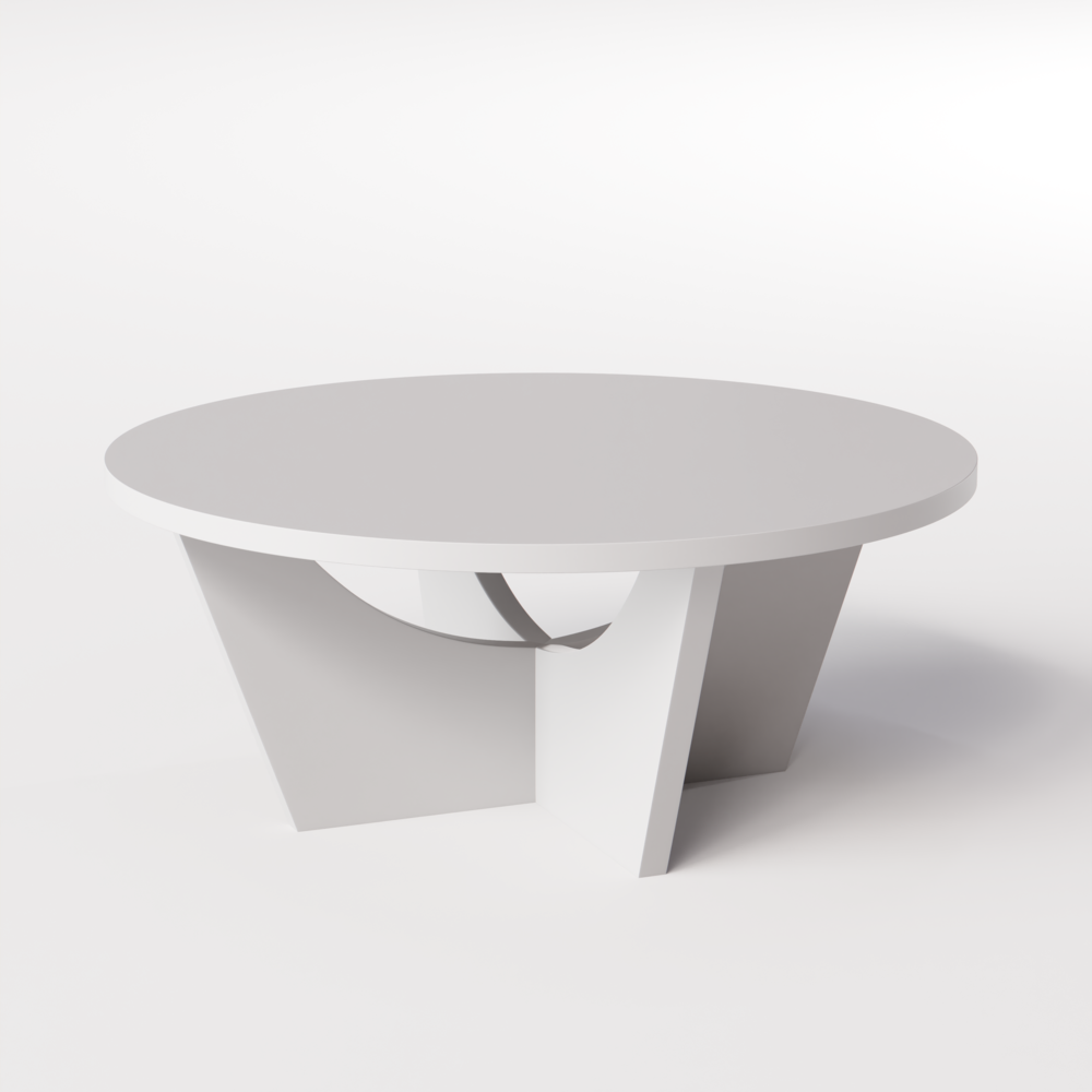 Stolik TORI – przestronny okrągły blat i nowoczesny design | KOLM