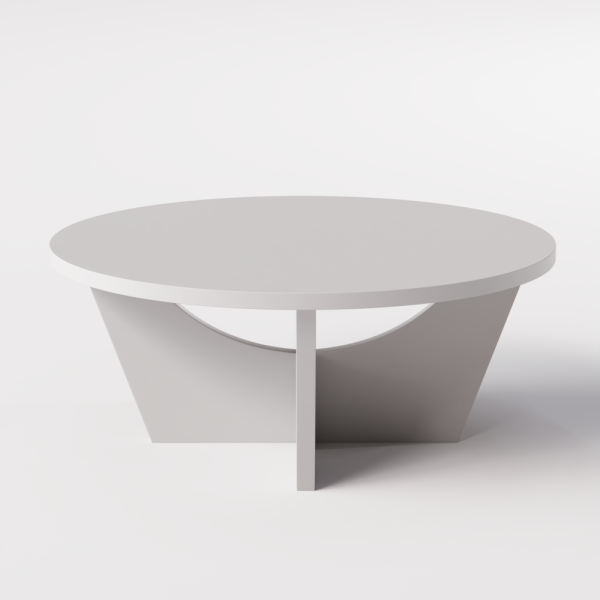 Stolik TORI – przestronny okrągły blat i nowoczesny design | KOLM