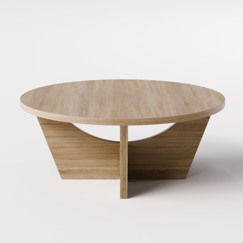 Stolik TORI – przestronny okrągły blat i nowoczesny design | KOLM