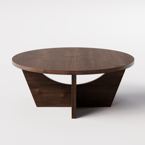 Stolik TORI – przestronny okrągły blat i nowoczesny design | KOLM