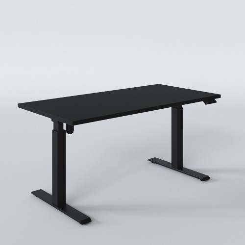 Biurko elektryczne KOLM, Dąb Craft. Regulowane, ergonomiczne i trwałe.