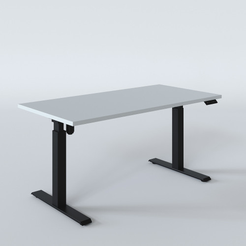 Biurko elektryczne KOLM, Dąb Craft. Regulowane, ergonomiczne i trwałe.