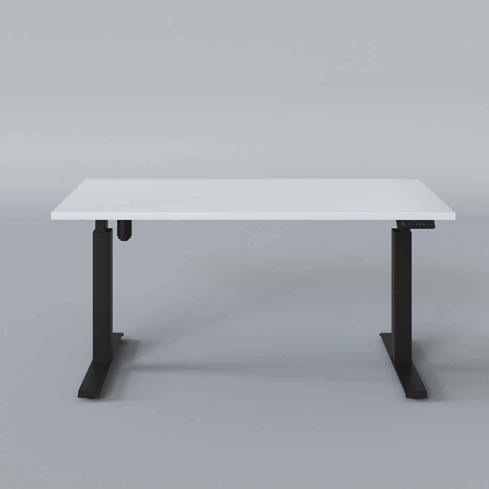 Biurko elektryczne KOLM, Dąb Craft. Regulowane, ergonomiczne i trwałe.