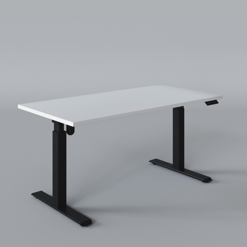 Biurko elektryczne KOLM, Dąb Craft. Regulowane, ergonomiczne i trwałe.