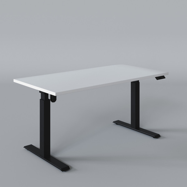 Biurko elektryczne KOLM, Dąb Craft. Regulowane, ergonomiczne i trwałe.