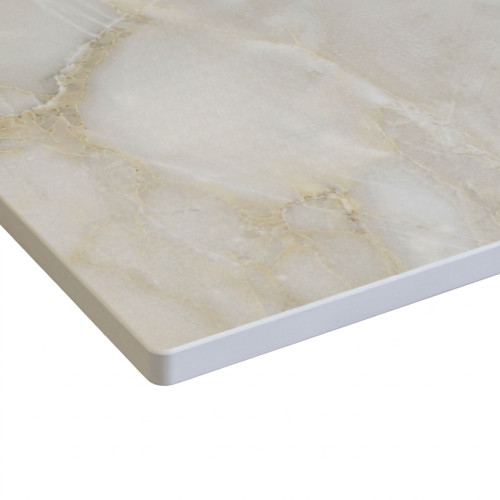 Stolik do kawiarni i restauracji wodoodporny HPL 12mm 70x70cm Breccia Vivaldo