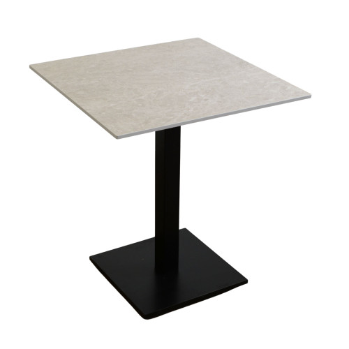 Stolik do kawiarni i restauracji wodoodporny HPL 12mm 75x75cm Cream Navona