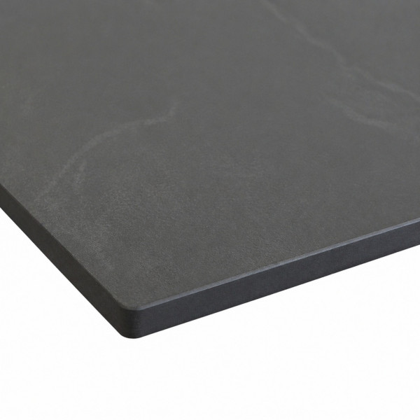 Stolik do kawiarni i restauracji wodoodporny HPL 12mm 75x75cm Black