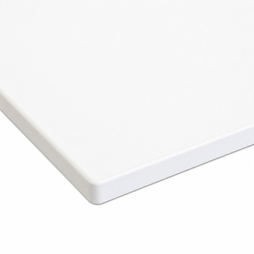Stolik na balkon i ogród wodoodporny HPL 12mm 75x75cm Snow White