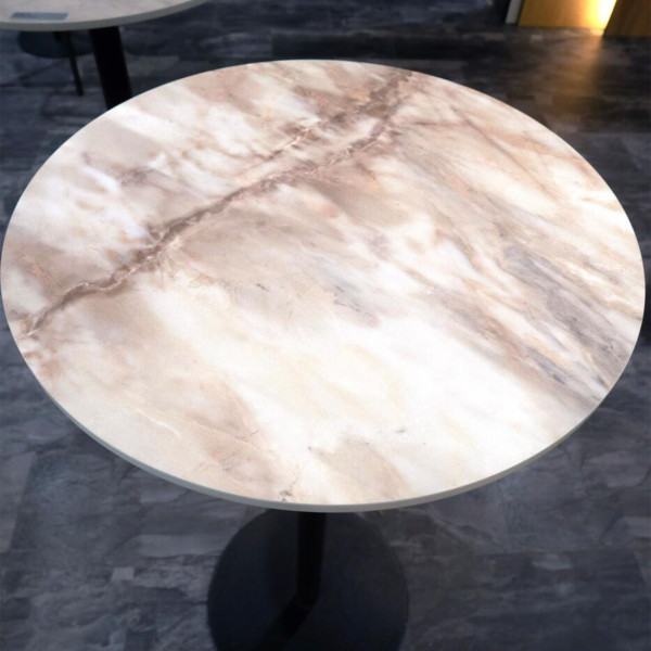 Blat kompaktowy HPL 90x90 cm — Breccia Vivaldo (K594SU)