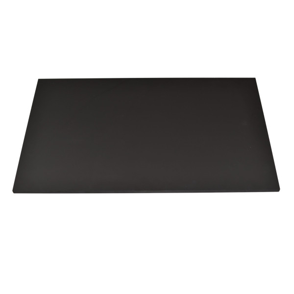 Blat kompaktowy HPL 138x80 cm — Black Mat (0190AF)