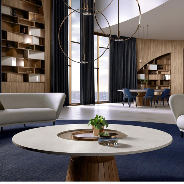 Blat kompaktowy HPL 138x80 cm — Cream Navona (K367PH)