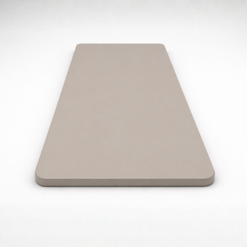Blat zaokrąglony Kaszmir 120 x 60 x 2,5 cm laminowany do biurka, stołu, stolika