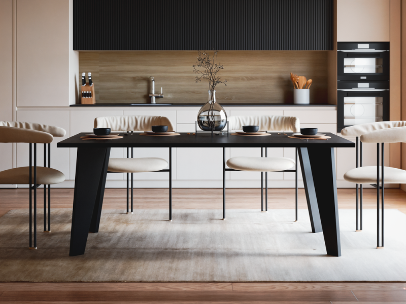 Nowoczesny stół dla 6-8 osób – idealny na spotkania i posiłki | KOLM