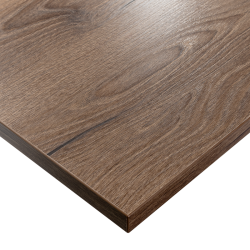 Blat laminowany dąb czekoladowy 120 x 80 x 2,5 cm do biurka, stołu, stolika