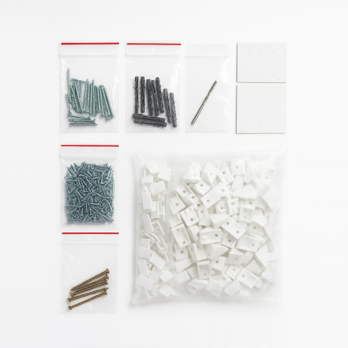 Szafka z szufladami biała 40x50x40 cm Kolm