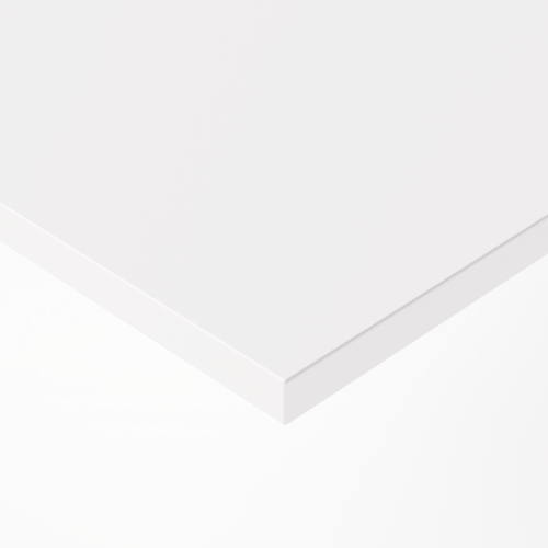 Blat laminowany biały 175 x 80 x 2,5 cm do biurka, stołu, stolika