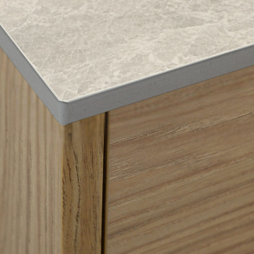 Blat łazienkowy HPL do szafki 100cm 101×35,5cm Cream Navona (K367PH)