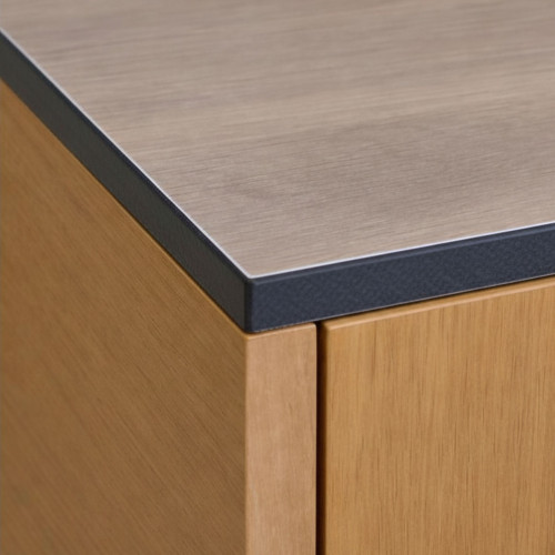 Blat łazienkowy HPL do szafki 45cm 45,5×35,5cm Dąb Castello (K358PW)