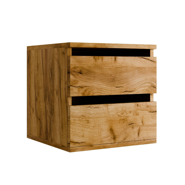 Szafka z szufladami biała 40x50x40 cm Kolm