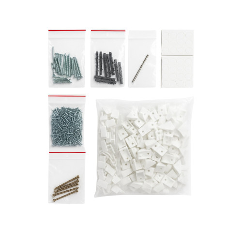 Szafka z szufladami biała 40x50x40 cm Kolm