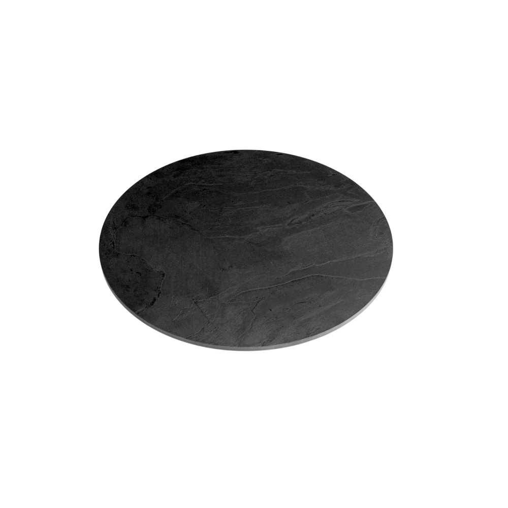 Blat kompaktowy HPL fi 50 cm Black (0190SL)