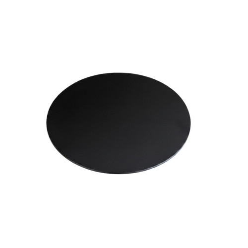 Blat kompaktowy HPL fi 50 cm  Black Mat (0190AF)