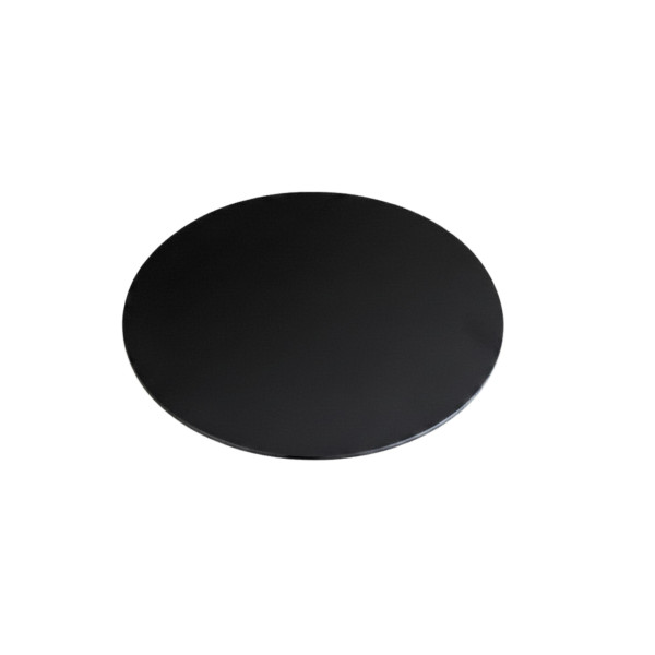 Blat kompaktowy HPL fi 50 cm  Black Mat (0190AF)