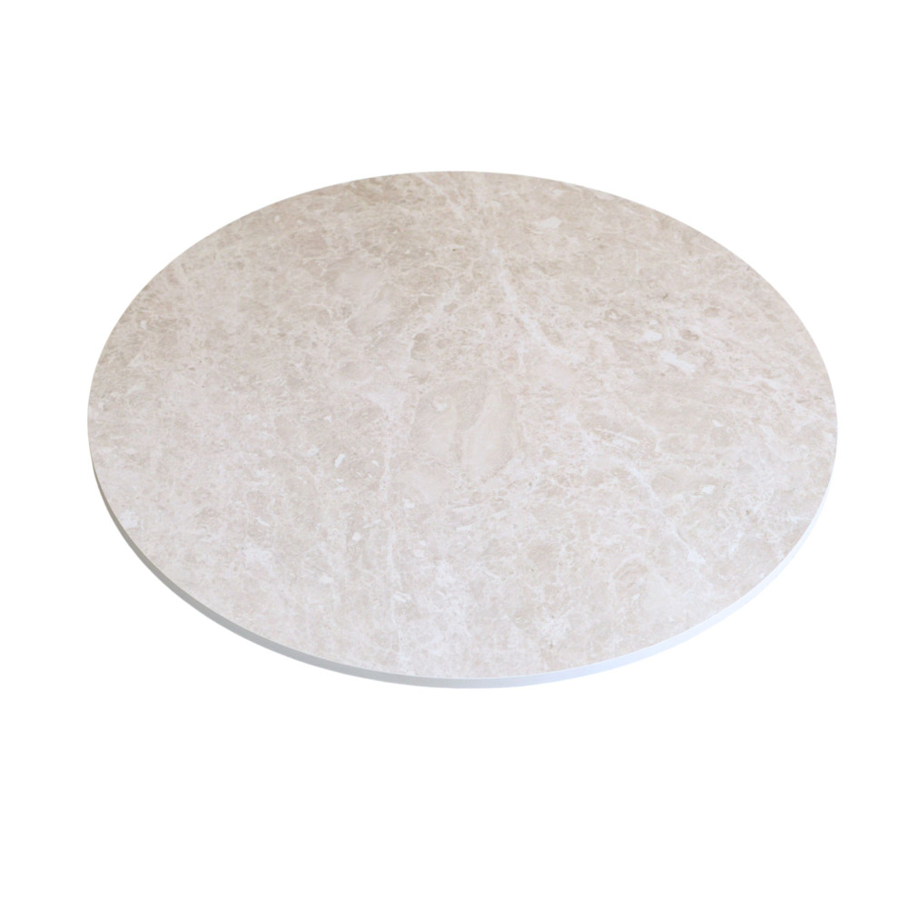 Blat kompaktowy HPL fi 90 cm Cream Navona (K367PH)