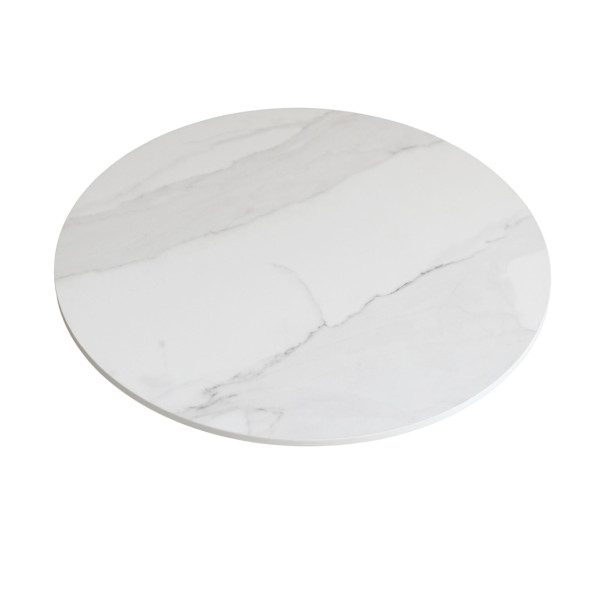 Blat kompaktowy HPL fi 90 cm Calacatta Olympus (K551SU)