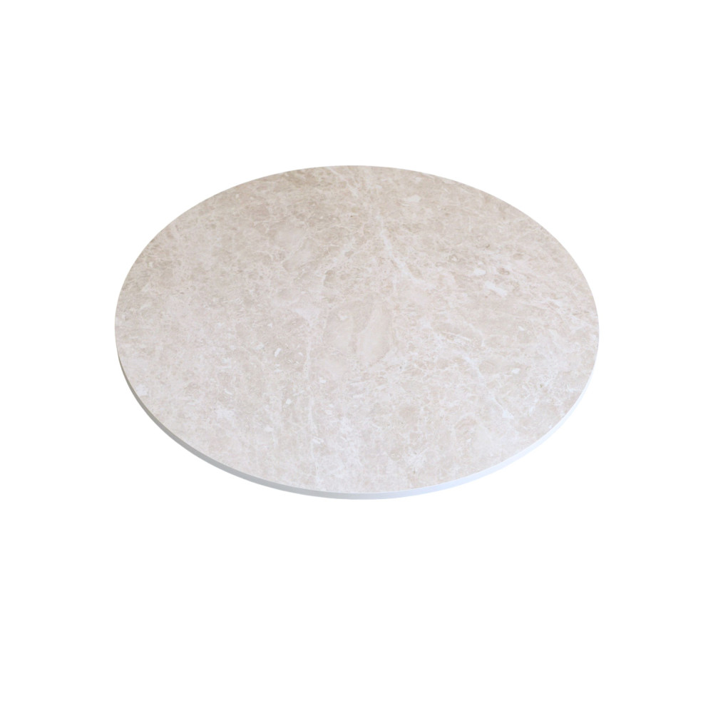 Blat kompaktowy HPL fi 68 cm Cream Navona (K367PH)