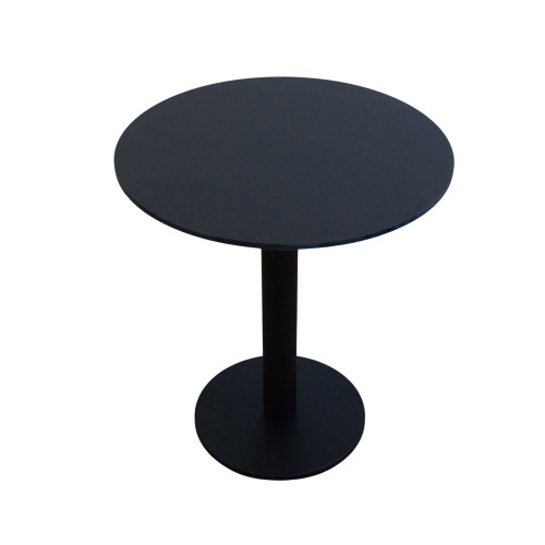 Blat kompaktowy HPL fi 68 cm Black Mat (0190AF)