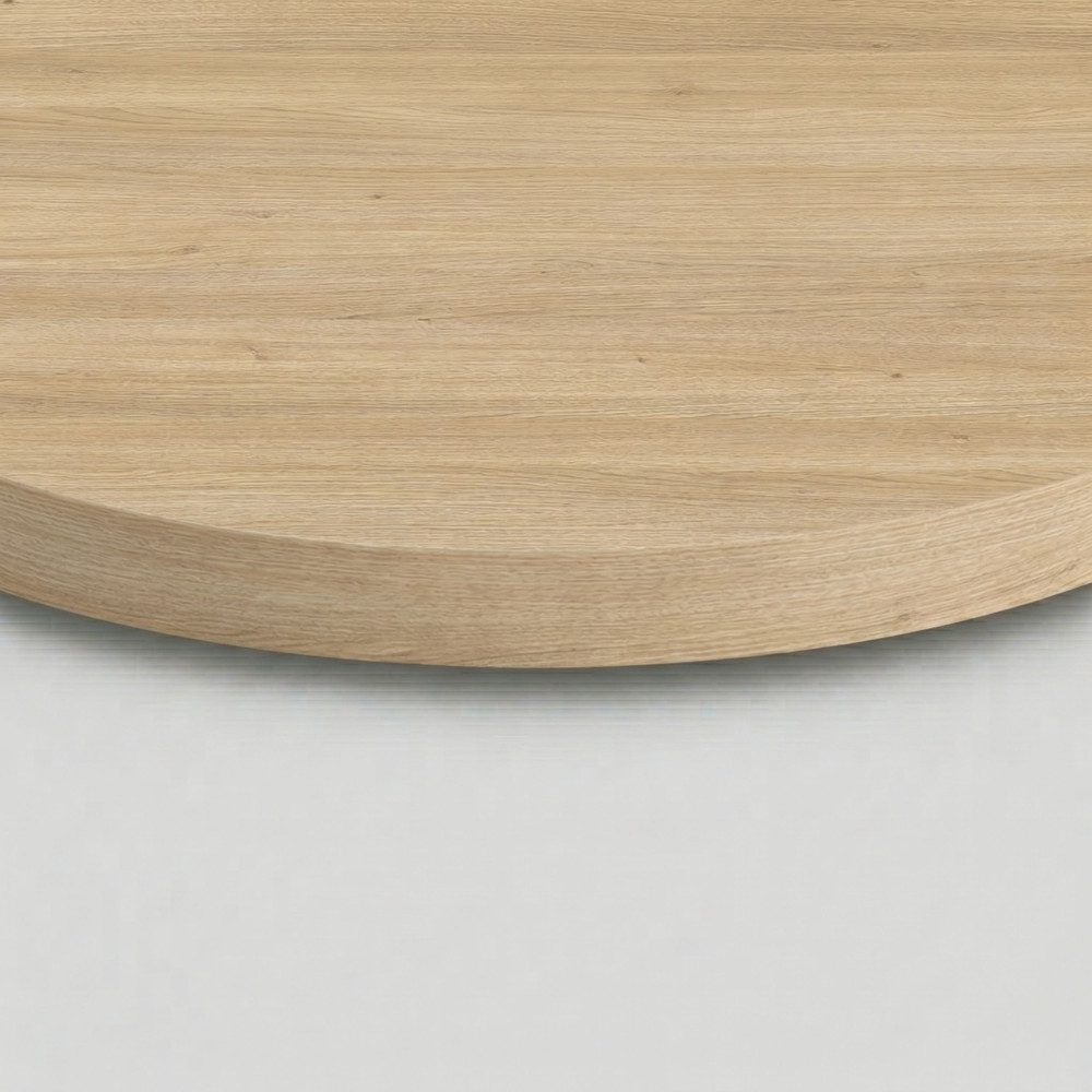 Blat laminowany Dąb Nagano okrągły fi 90 x 2,5 cm do biurka, stołu, stolika